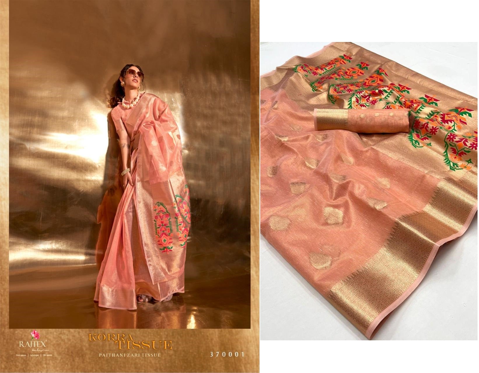 370001 Korra Rajtex Sarees