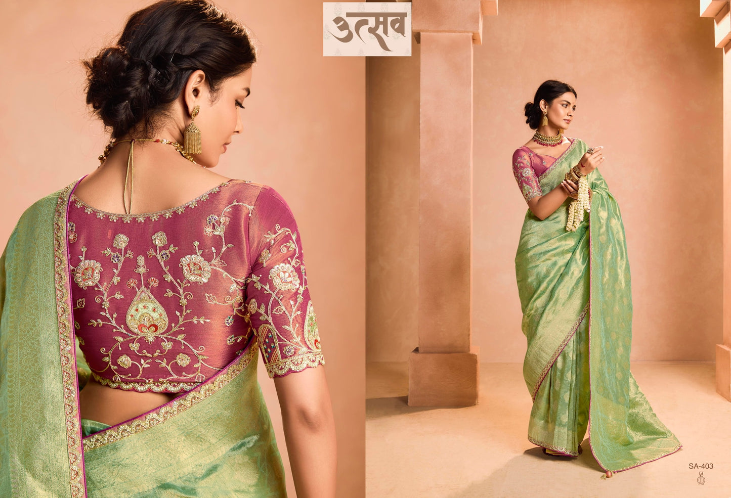 403 Utsav Kimora Sindhuri Silk Sarees
