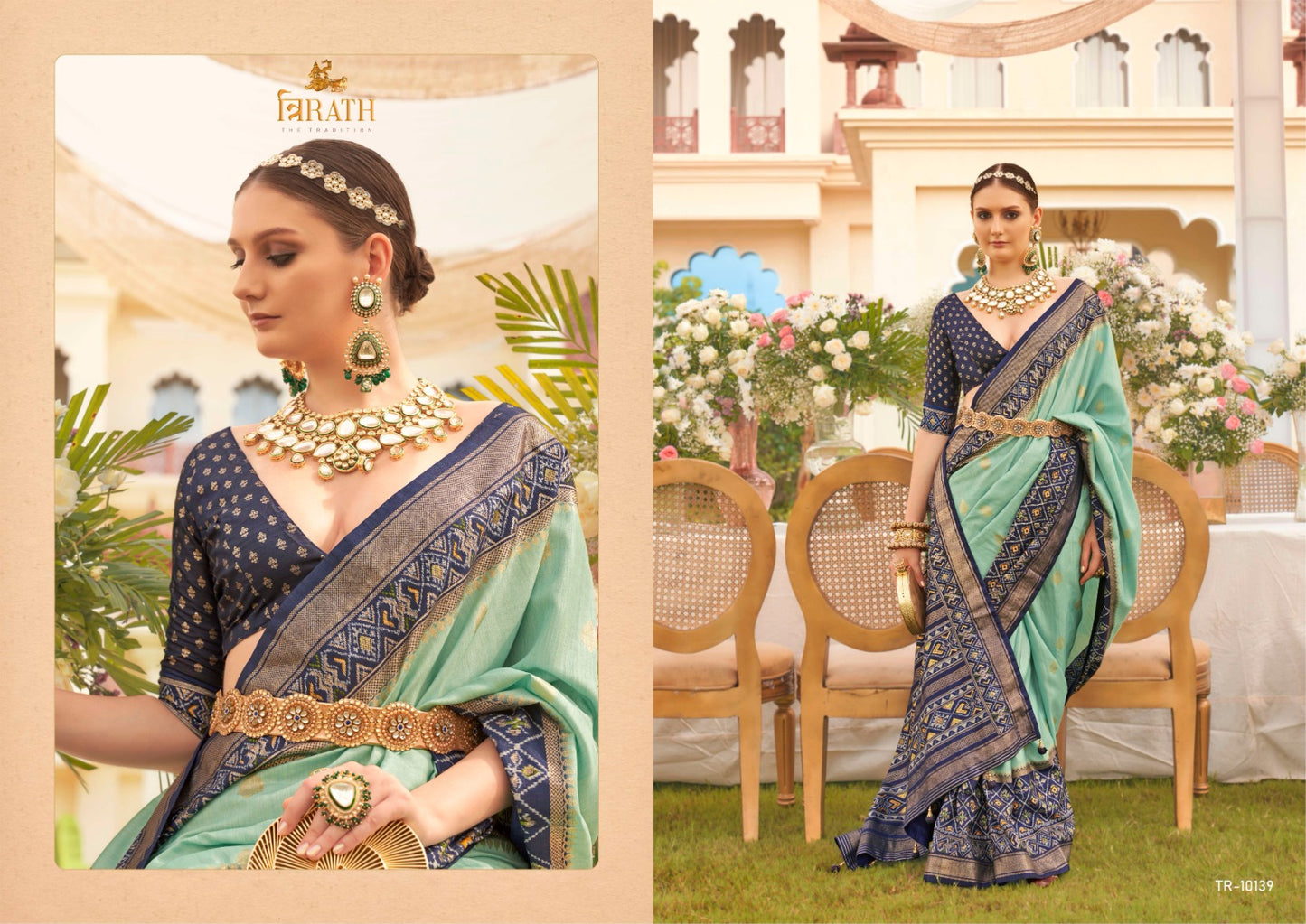 10139 Preet Trirath Sarees