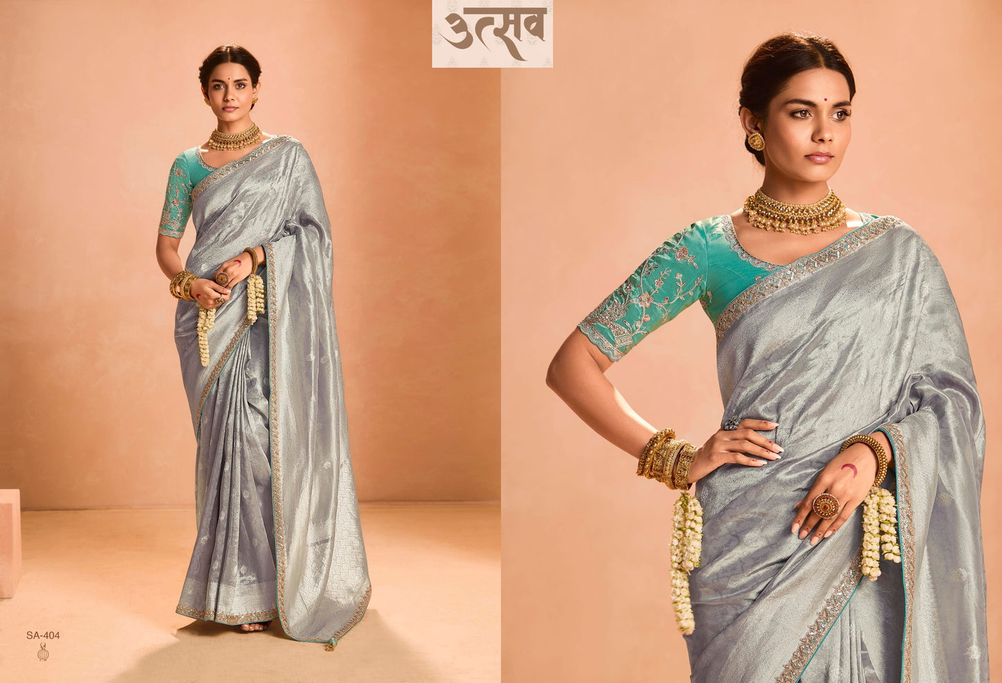 404 Utsav Kimora Sindhuri Silk Sarees