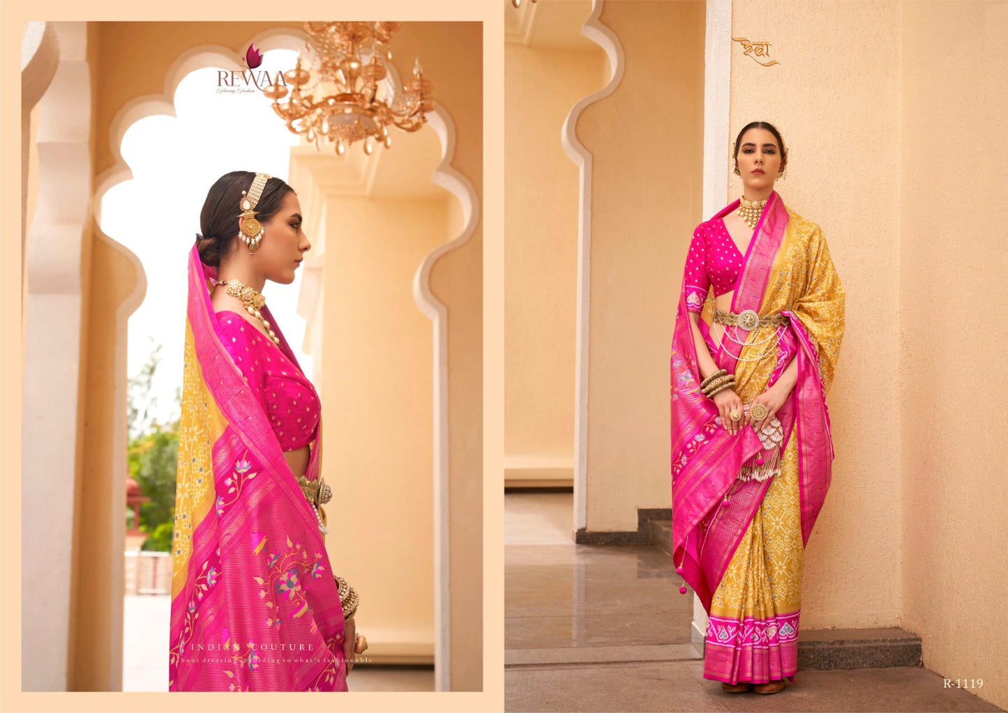 R-1119 Sankalp Patola Rewaa Sarees