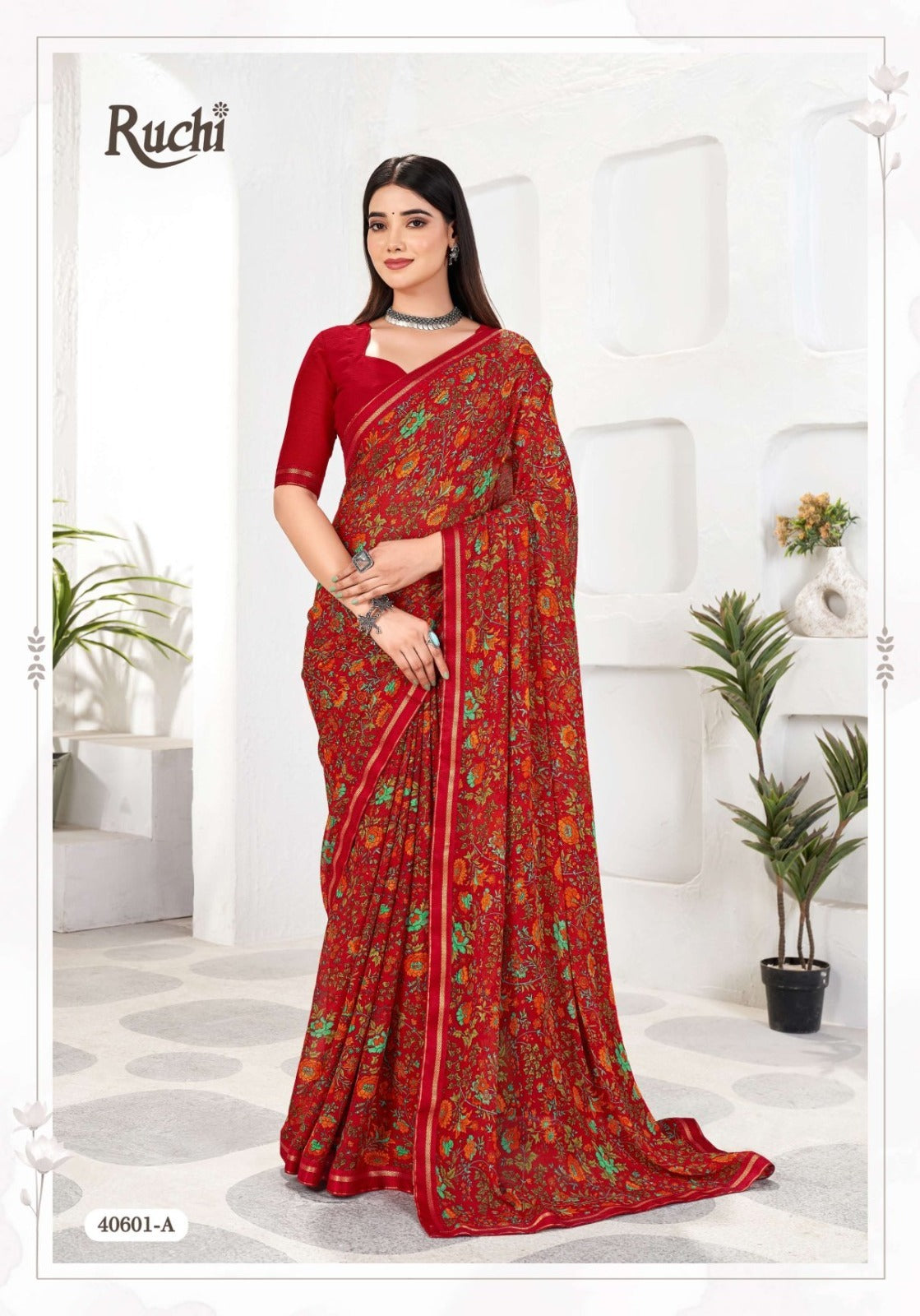 40601A Simayaa Vol 31 Ruchi Chiffon Sarees