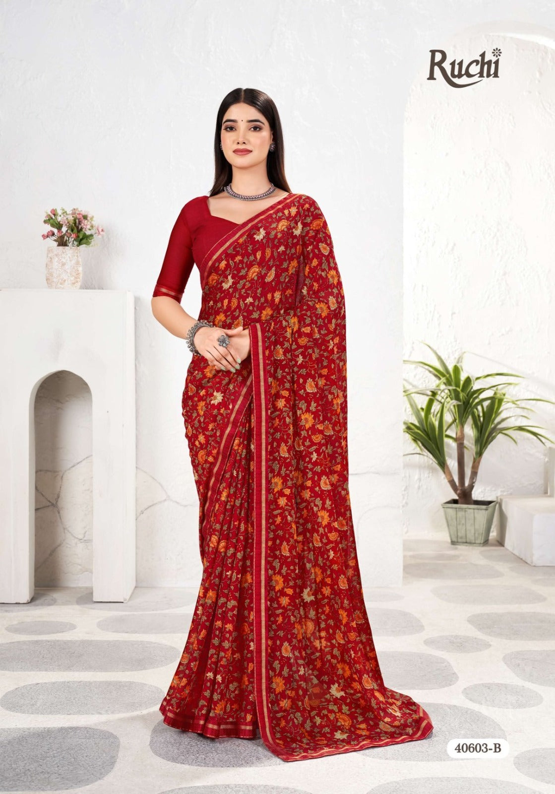 40603B Simayaa Vol 31 Ruchi Chiffon Sarees