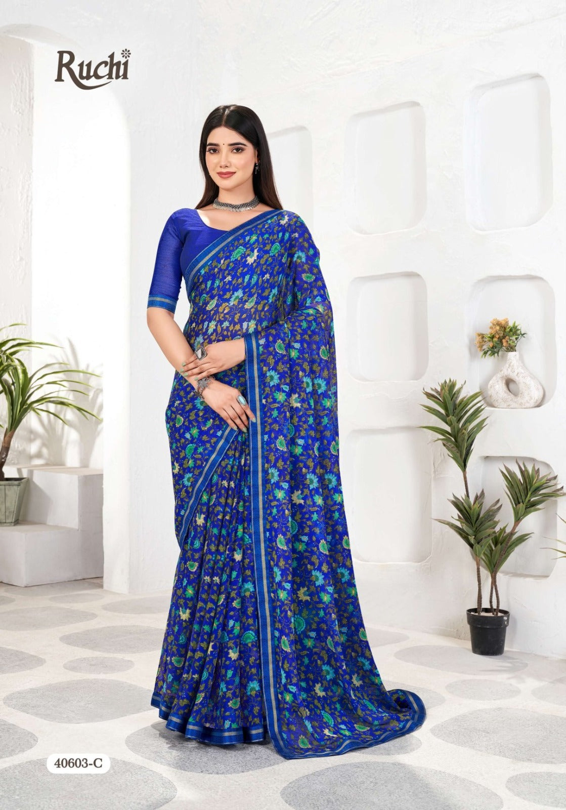 40603C Simayaa Vol 31 Ruchi Chiffon Sarees
