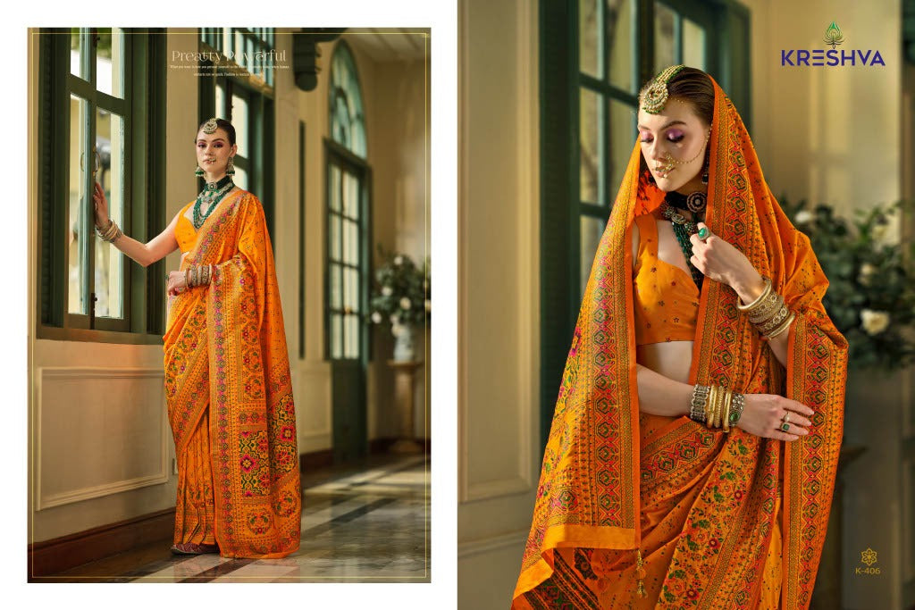 406 Kashmir Vol 1 Kreshva Pv Silk Sarees