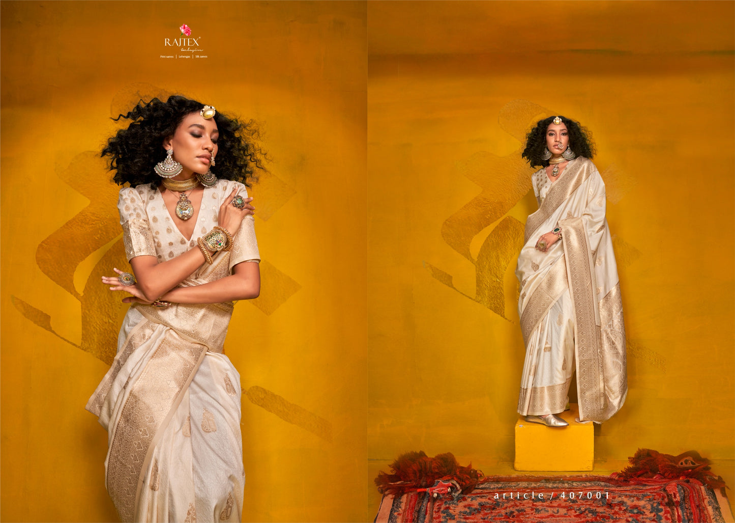 407001 Karnival Park Rajtex Zari Weaving Sarees