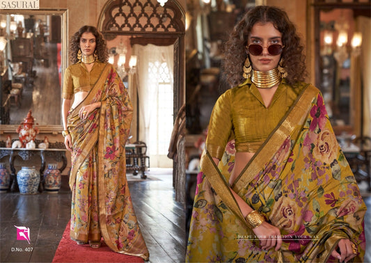 407 Emporia Sasural Viscose Sarees
