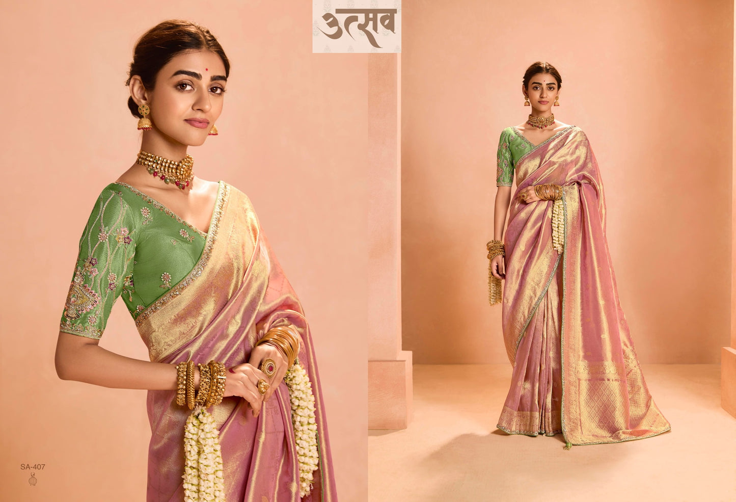 407 Utsav Kimora Sindhuri Silk Sarees