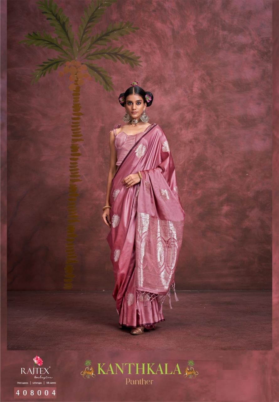 408004 Kanthkala Panther Rajtex Banarasi Zari Sarees