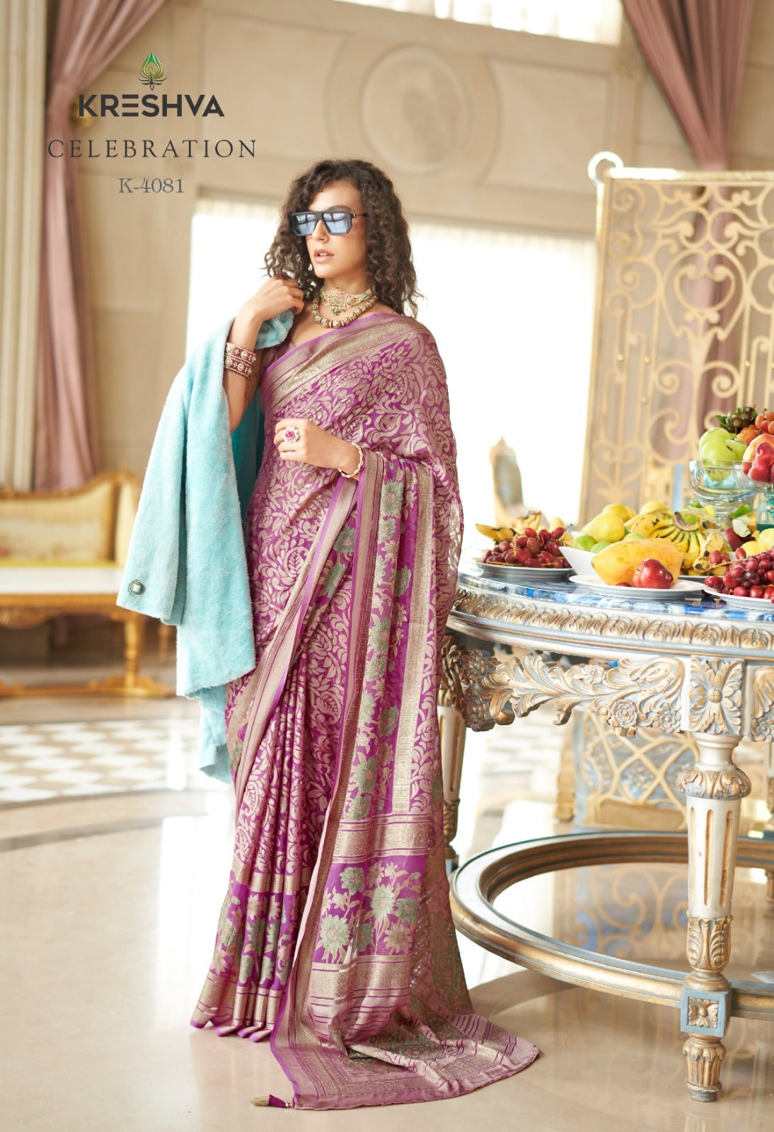 4081 Celebration Kreshva Georgette Sarees