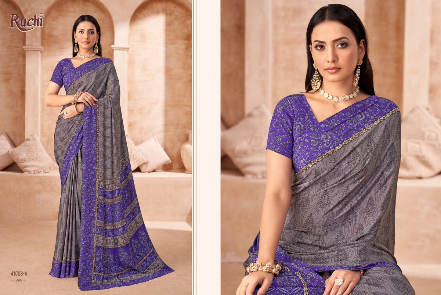 41003A Vivanta Vol 43 Ruchi Silk Sarees