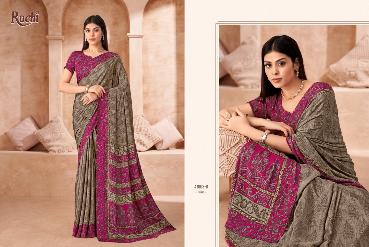 41003D Vivanta Vol 43 Ruchi Silk Sarees