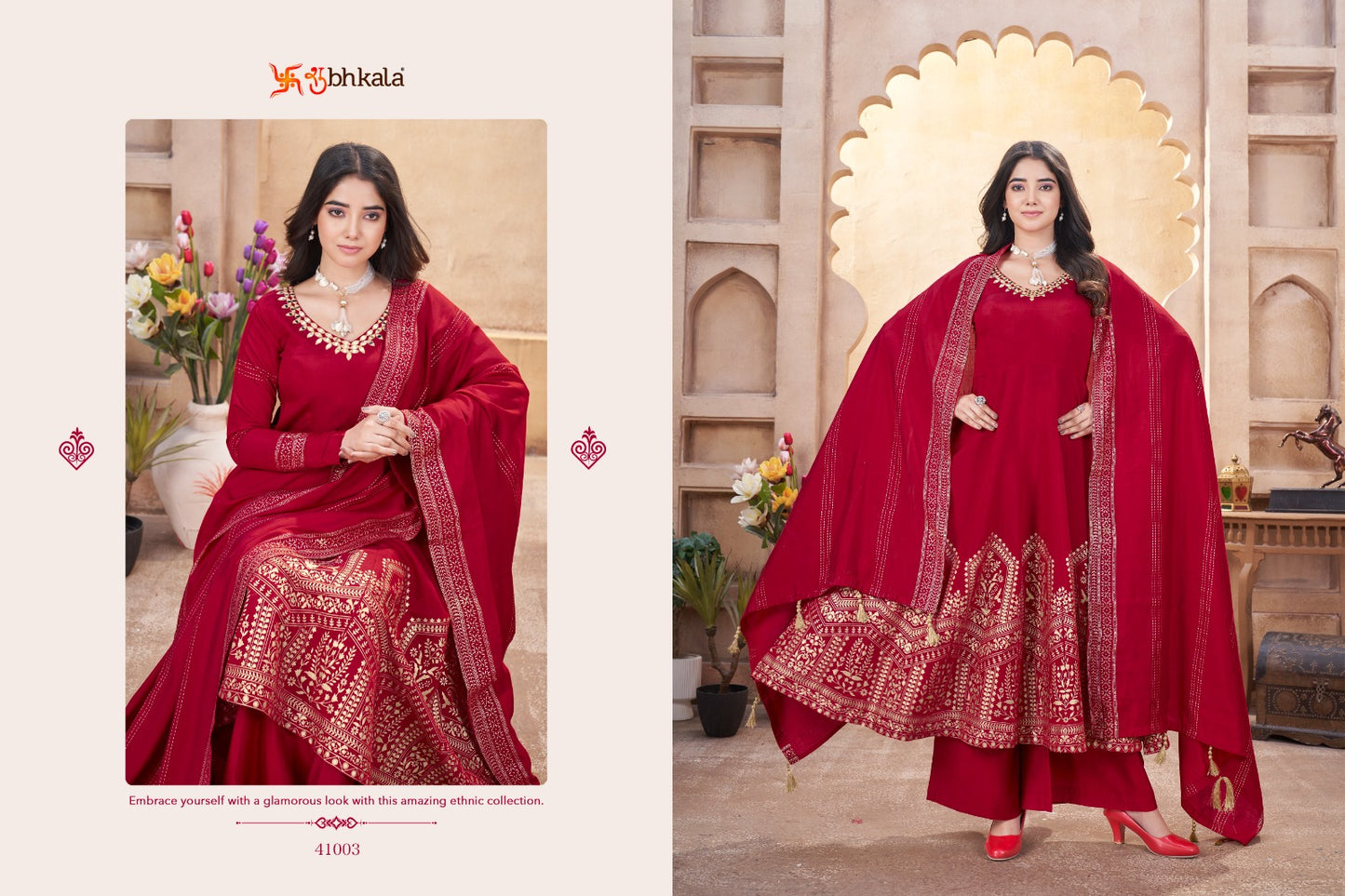 41003 Festive Flair Shubhkala Anarkali Readymade Suits
