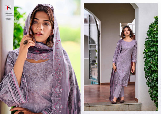 41005 Bin Saeed 11 Deepsy Embroidery Karachi Unstitched Suits
