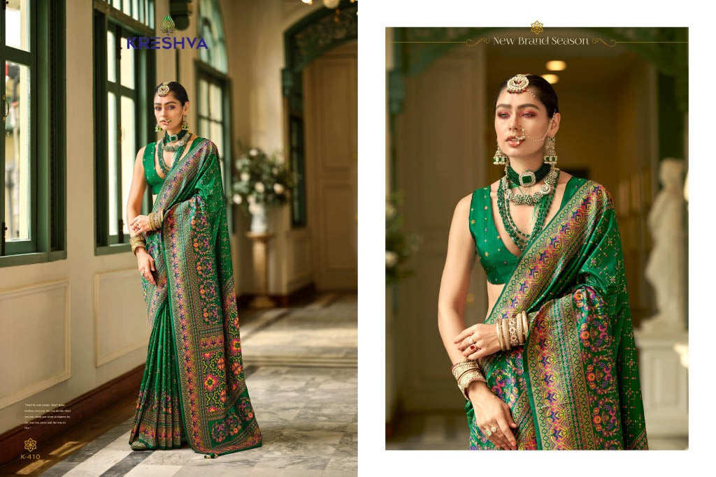 410 Kashmir Vol 1 Kreshva Pv Silk Sarees