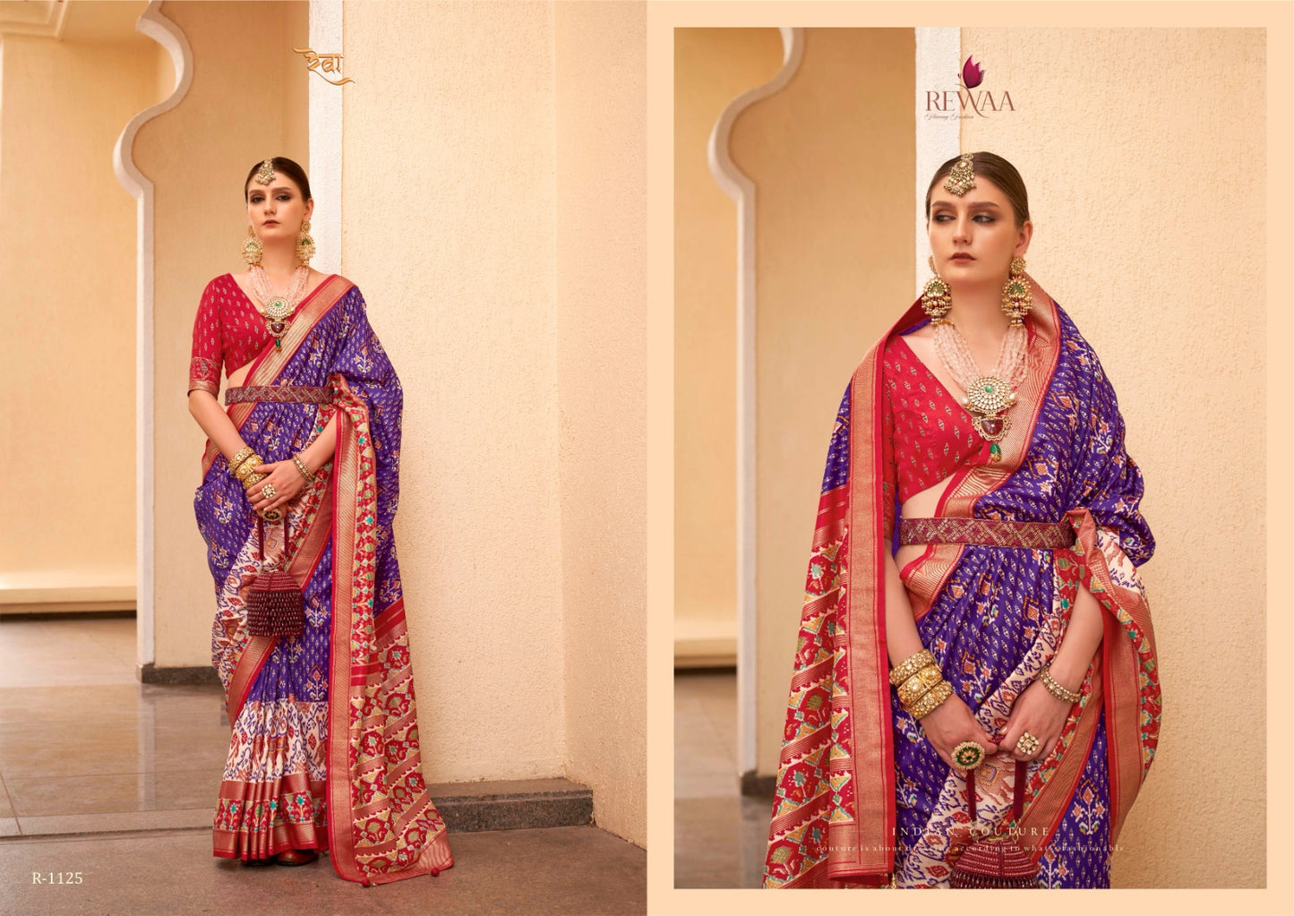 R-1125 Sankalp Patola Rewaa Sarees