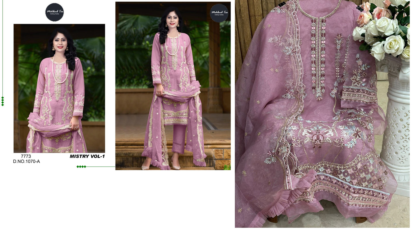 1070 Mehboob Tex Pakistani Salwar Suits