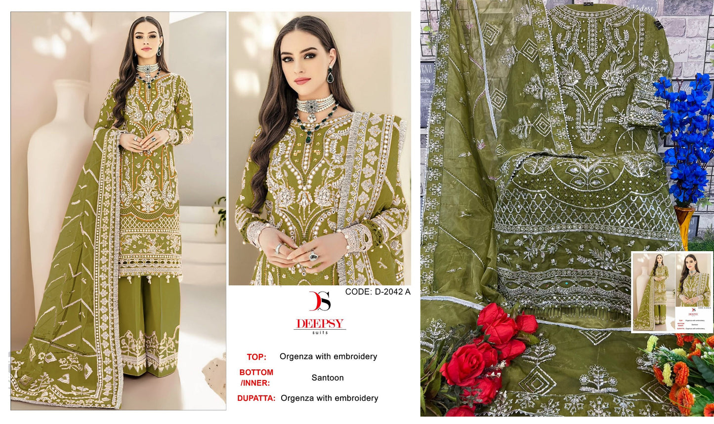 2042A Deepsy Pakistani Salwar Suits