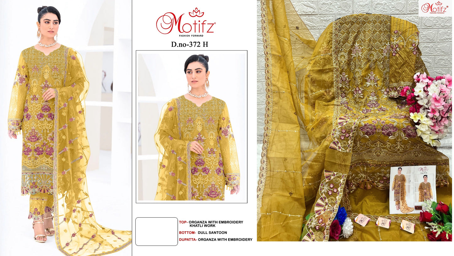 372H Motifz Pakistani Salwar Suits