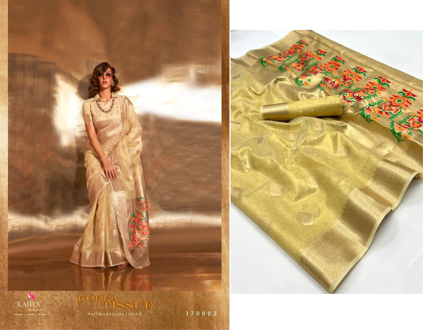 370002 Korra Rajtex Sarees