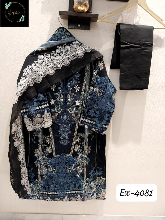 4080 Sapphire Pakistani Readymade Suits