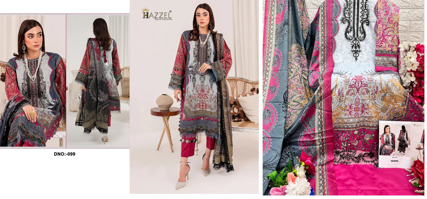 99 Hazzel Pakistani Salwar Suits