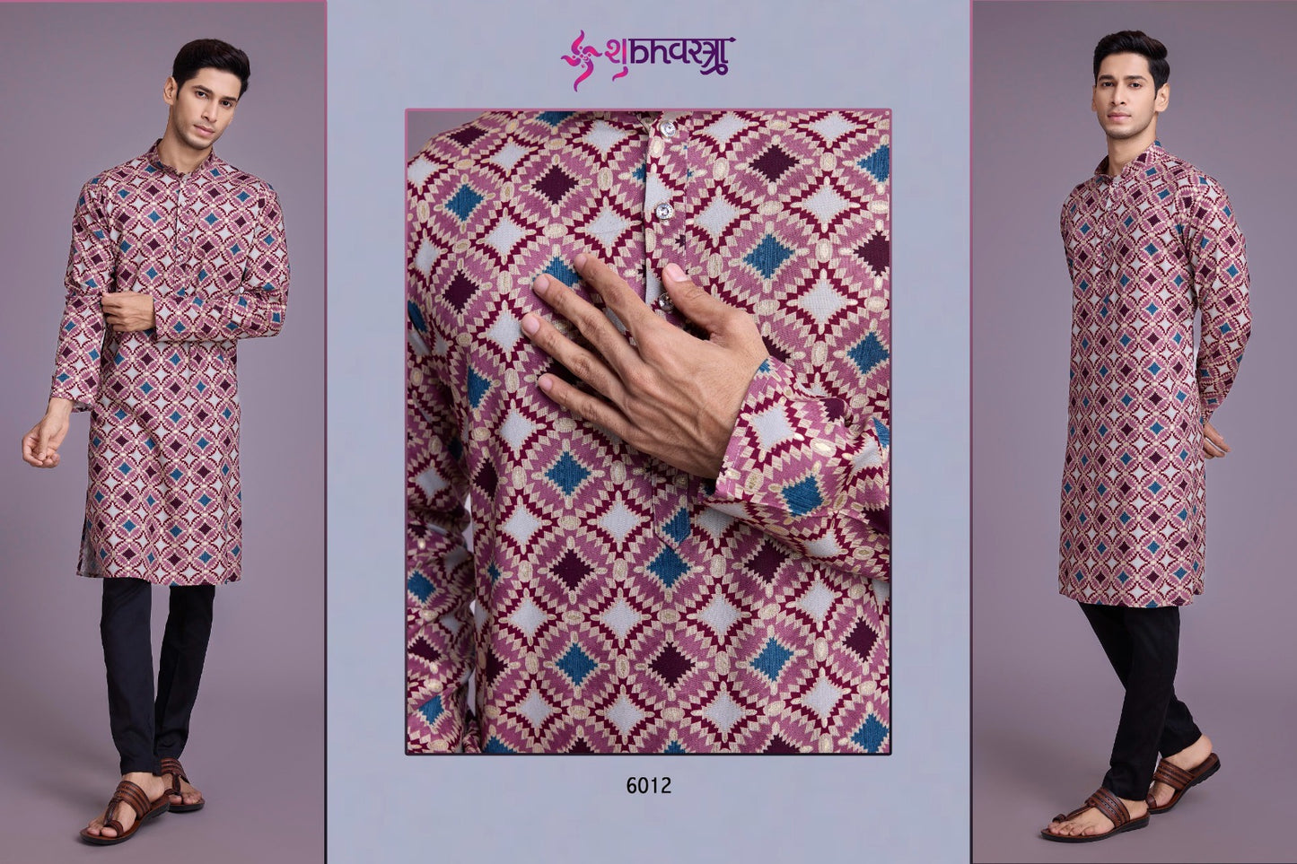 6012 Vastra Vol 2 Shubhvastra Mens Kurta
