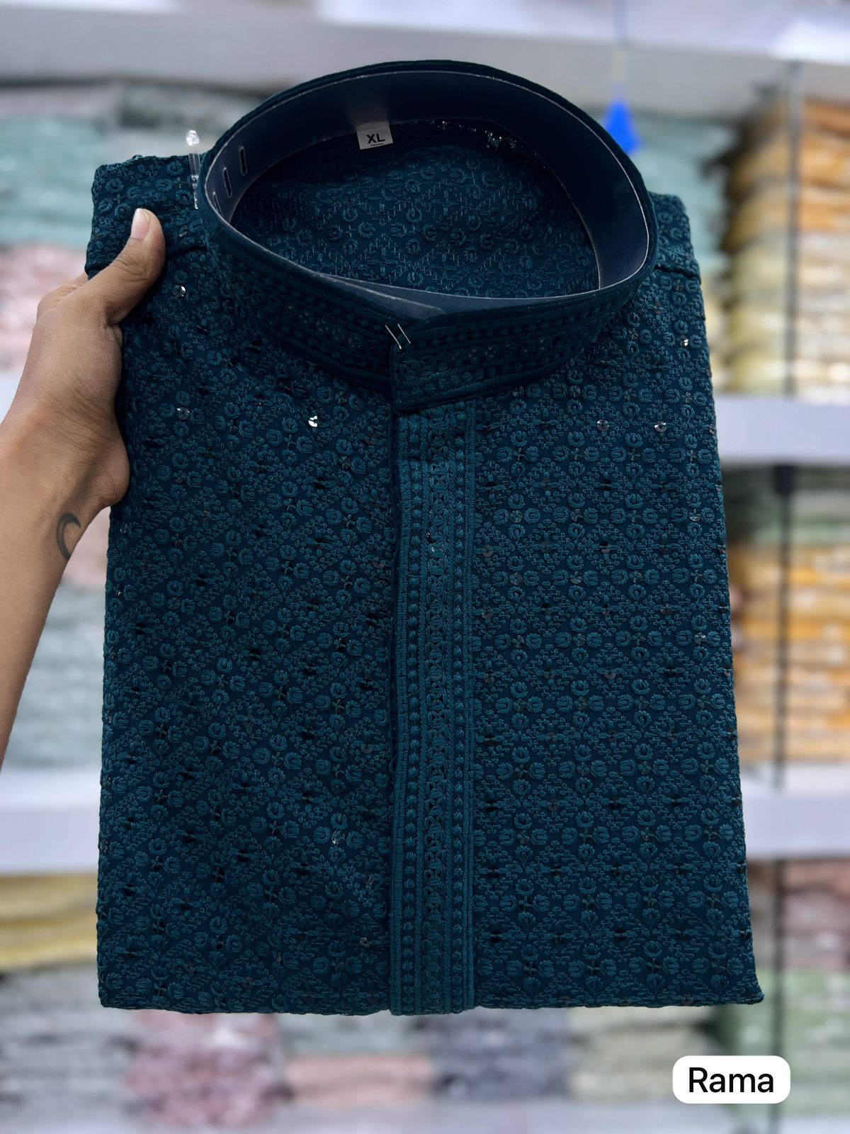 Mewaadi Sardar Desi Boys Rama Bluehills Mens Kurta