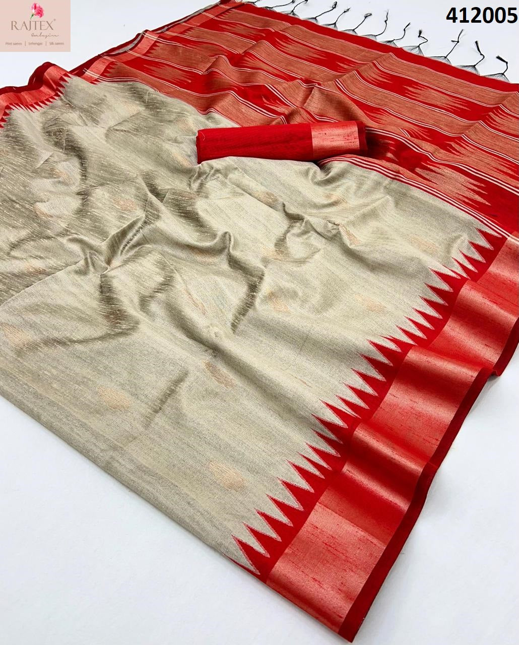 412005 Kadiyal Silk Rajtex Weaving Silk Sarees