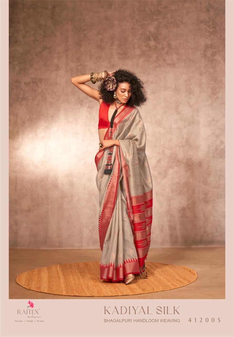 412005 Kadiyal Silk Rajtex Weaving Silk Sarees