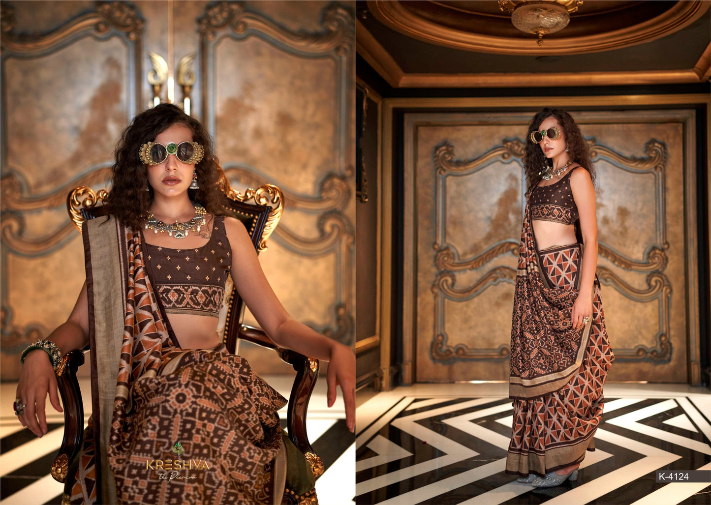 4124 Meenakumari Kreshva Pv Silk Sarees