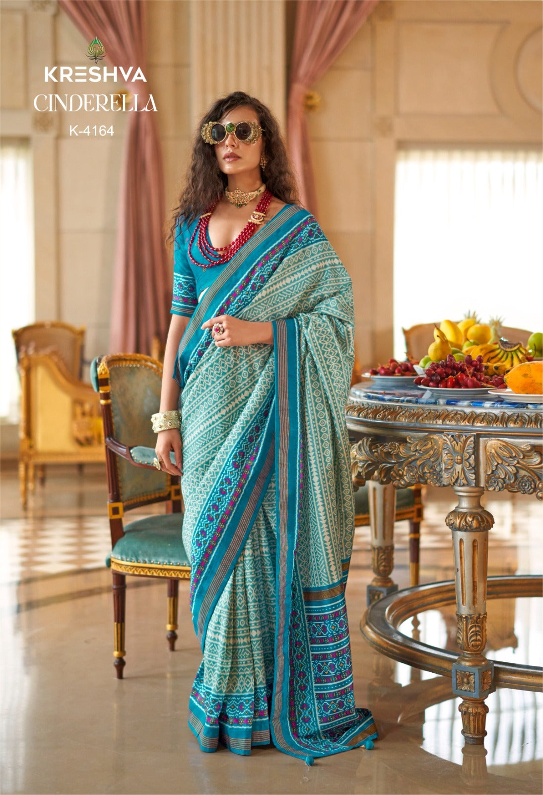 4164 Cinderella Kreshva Pv Silk Sarees