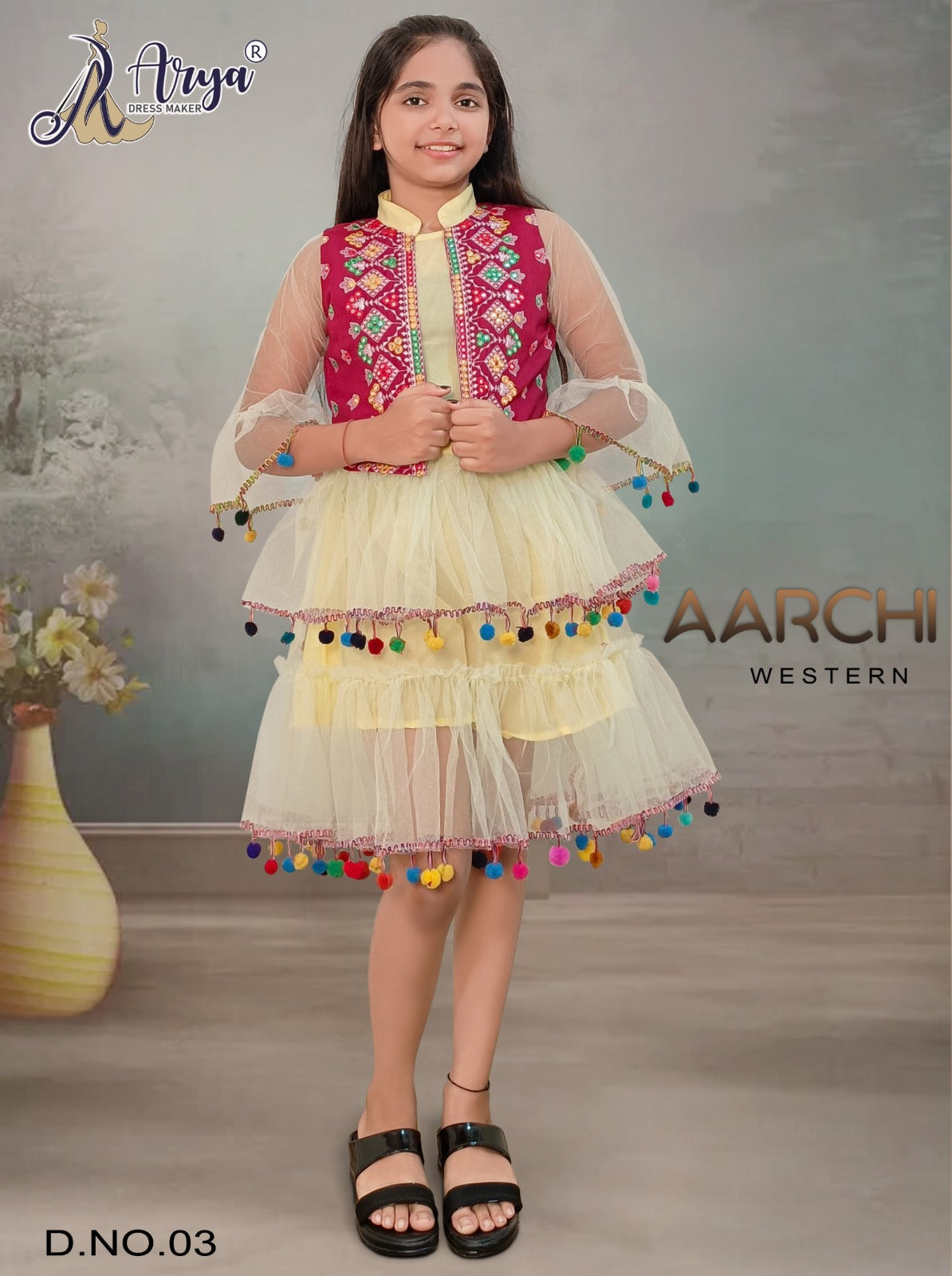 Aarchi 03 Adm Girls Western Dress