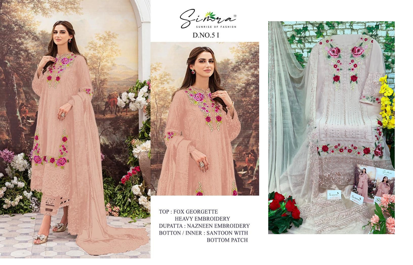 5-I Simra Pakistani Salwar Suits