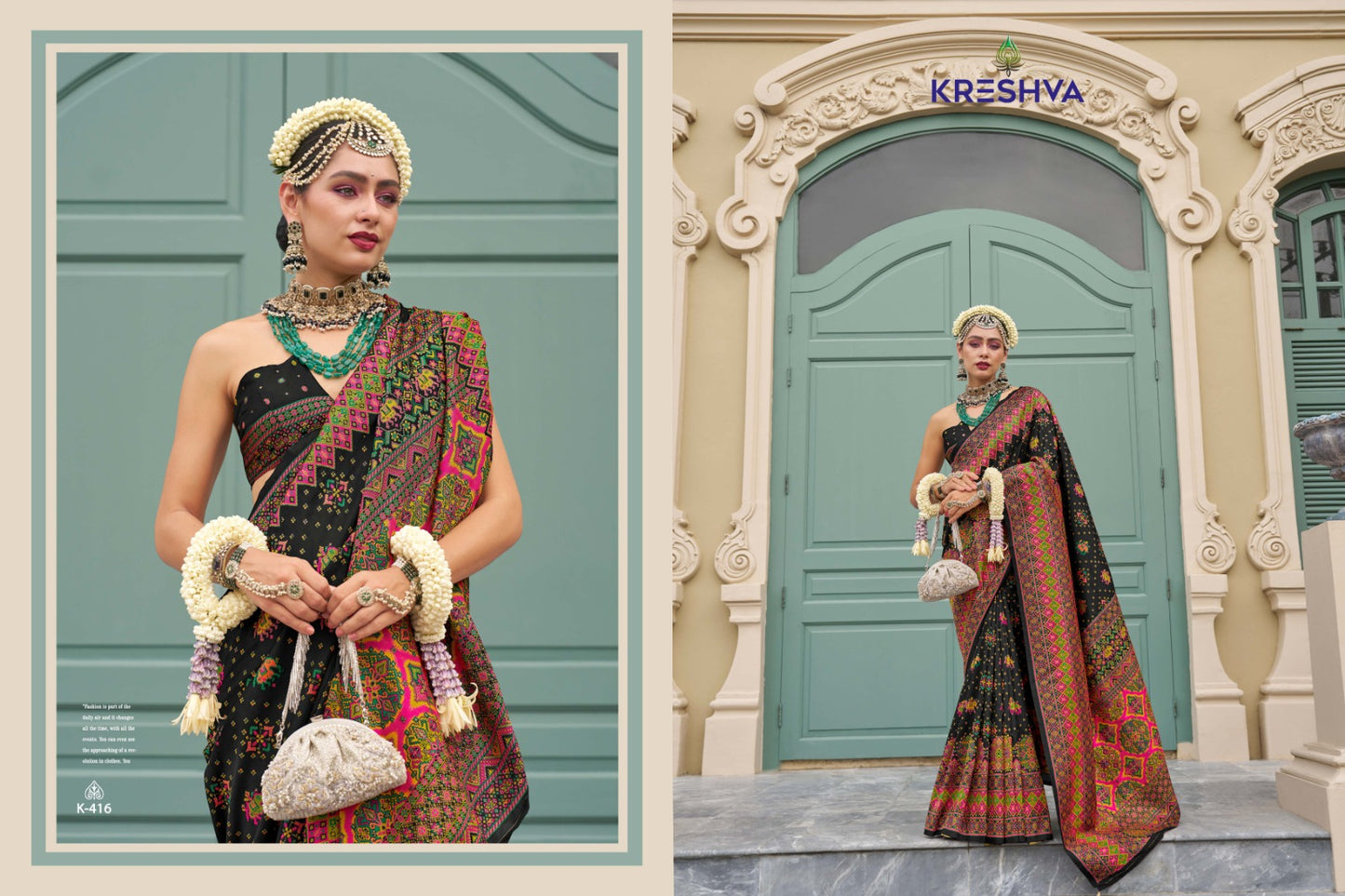 416 Kashmir Vol 2 Kreshva Meenakari Sarees