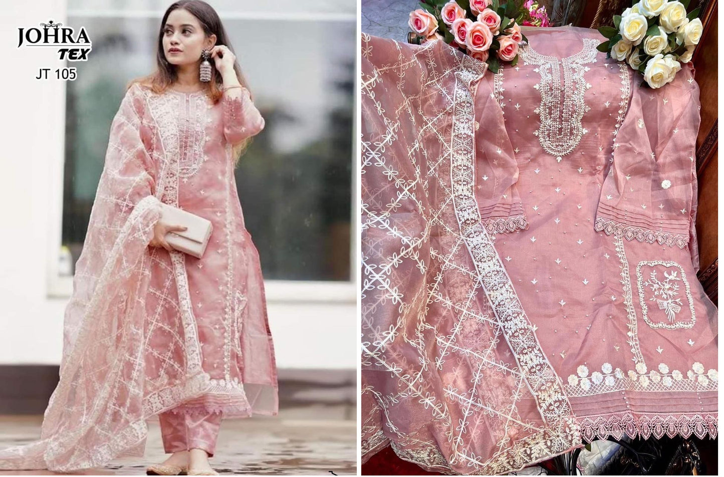 Jt-105 Johra Tex Pakistani Salwar Suits