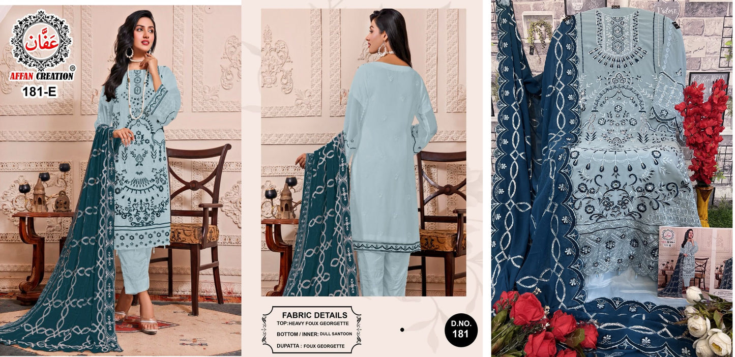 181E Affan Creation Pakistani Salwar Suits