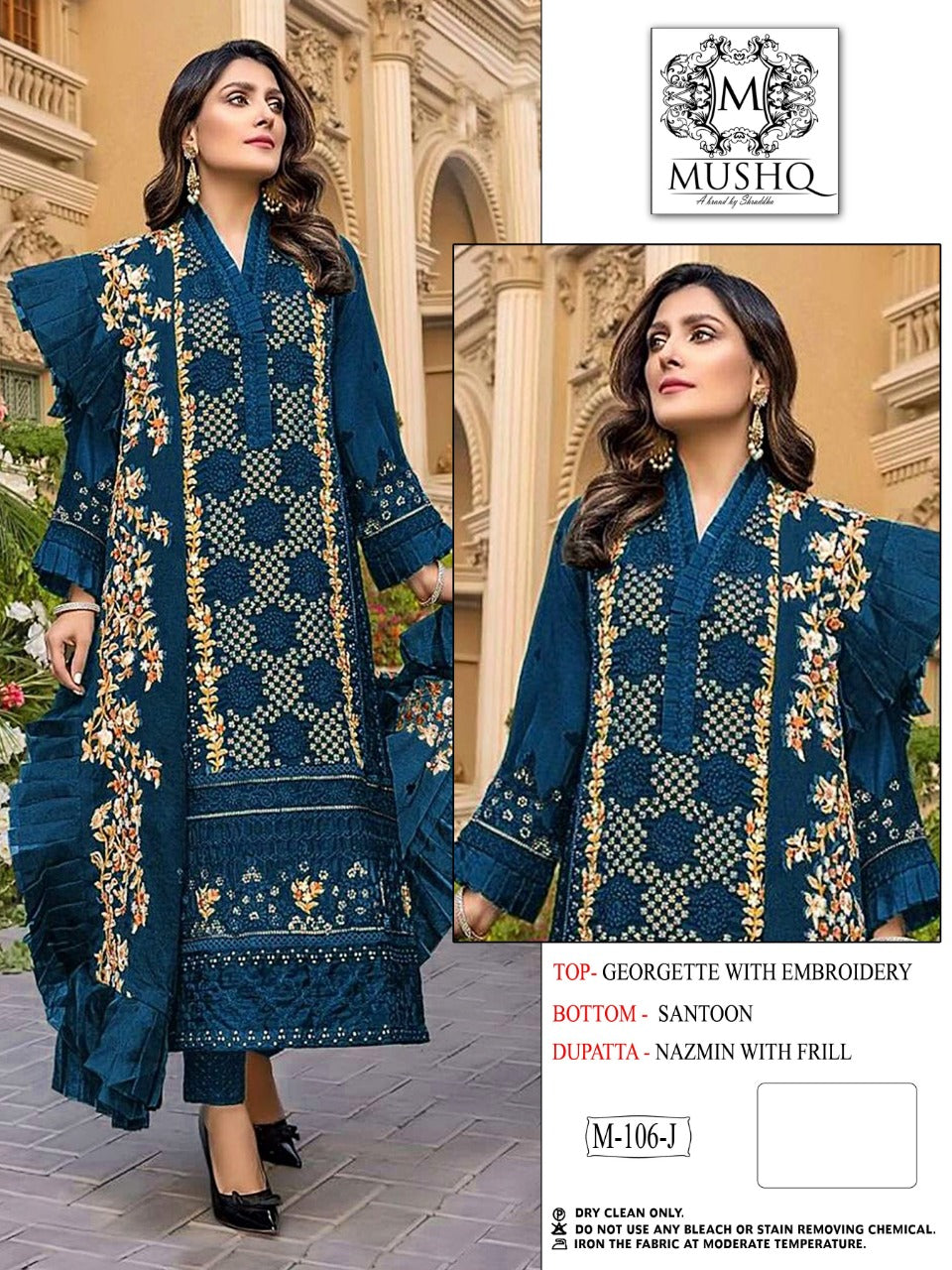 106J Mushq Pakistani Salwar Suits
