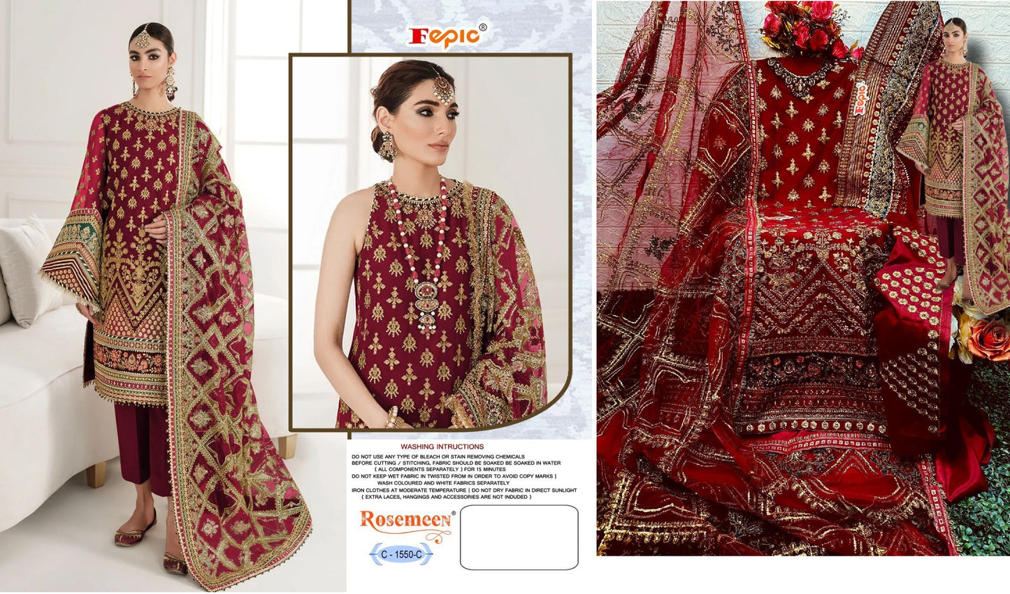 1550C Fepic Pakistani Salwar Suits
