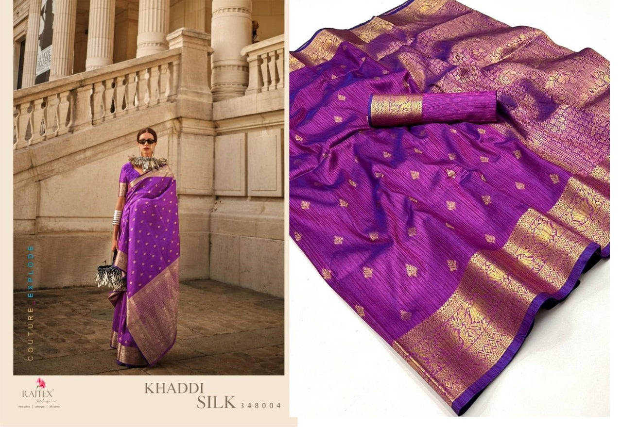 348004 Khaddi Rajtex Sarees