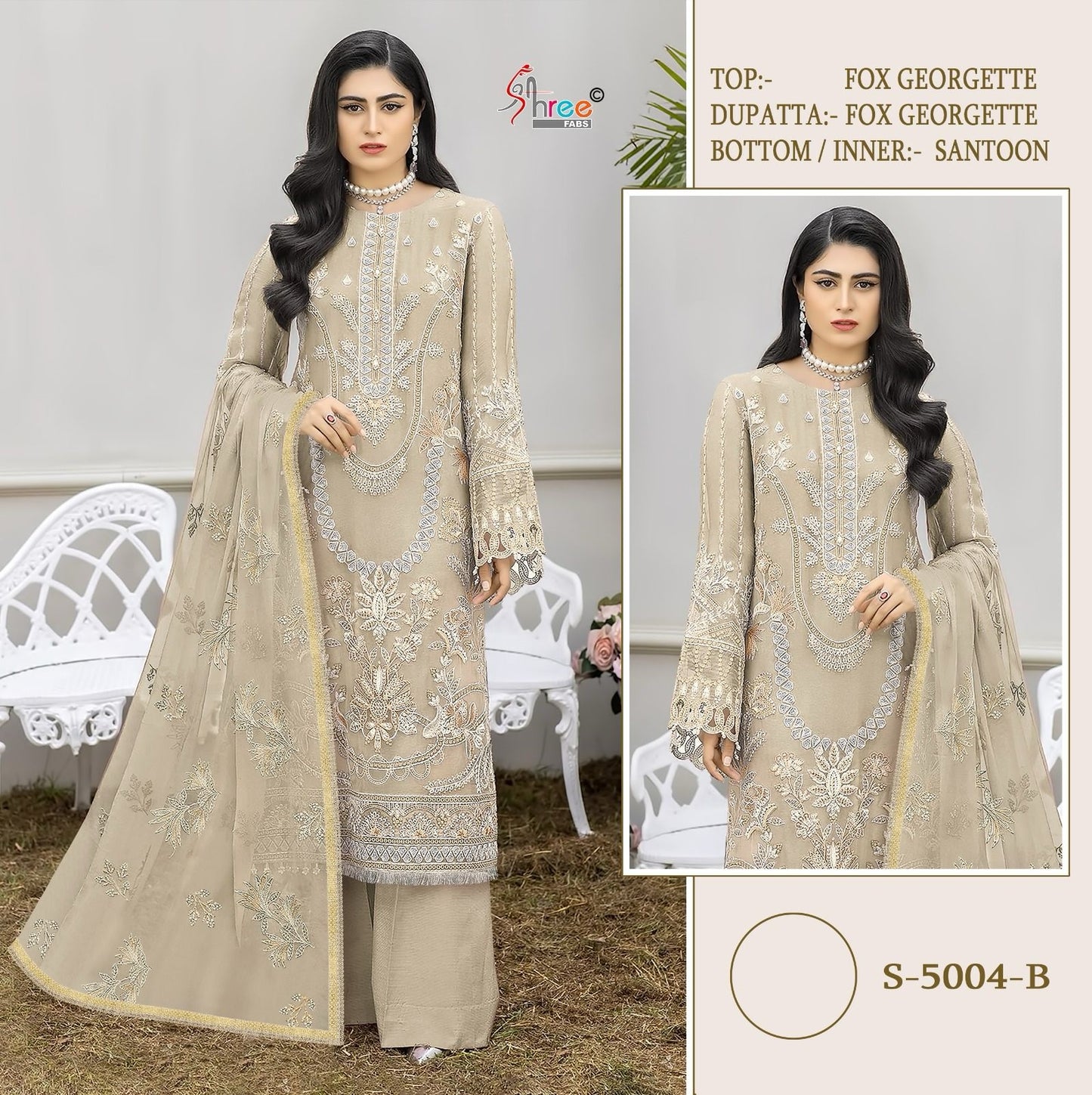 5004B Shree Fabs Pakistani Salwar Suits
