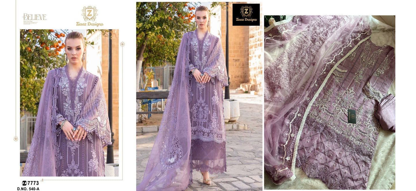 540A Ziaaz Designs Pakistani Salwar Suits