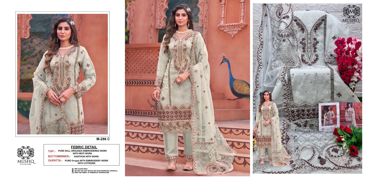 286C Mushq Pakistani Salwar Suits