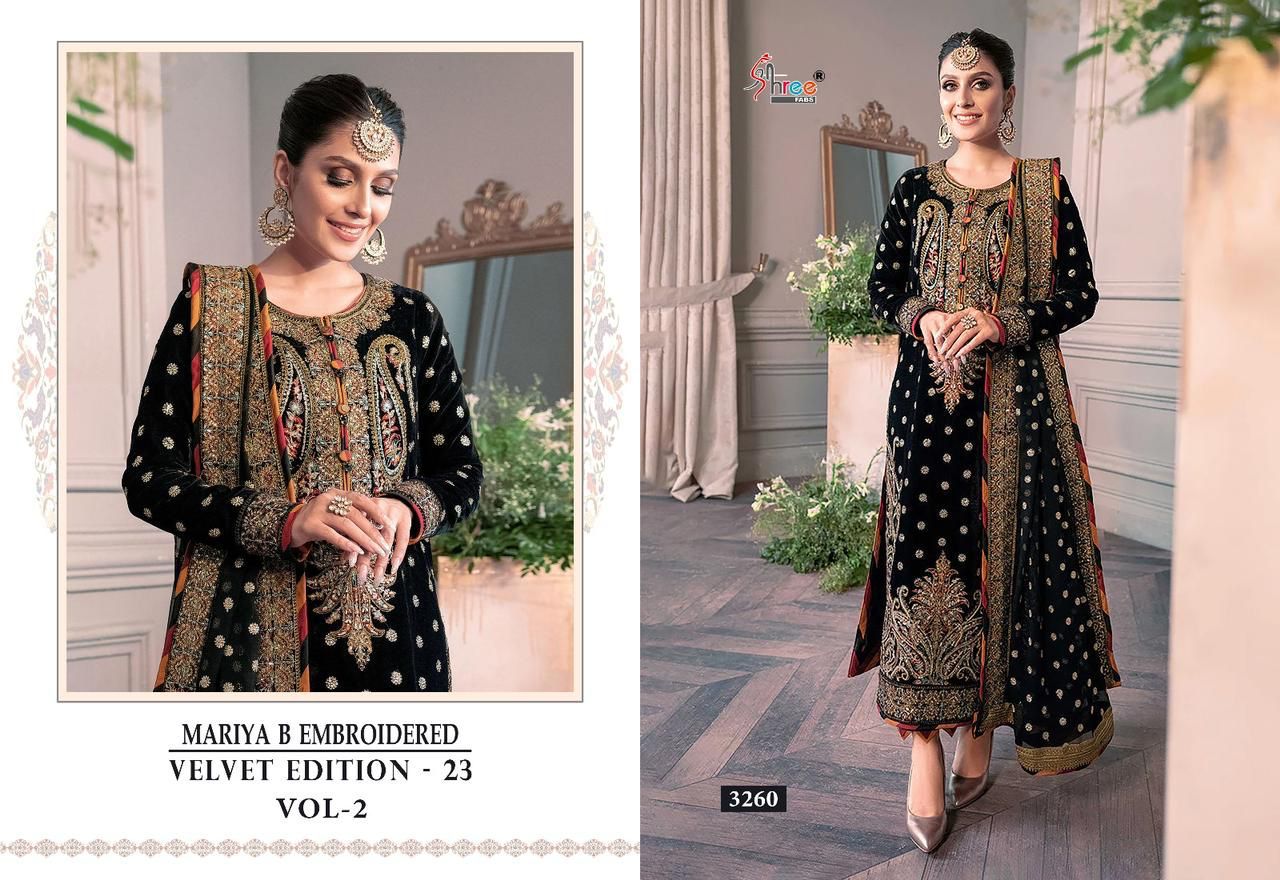 3260 Velvet Edition 23 Shree Fabs Pakistani Salwar Suits