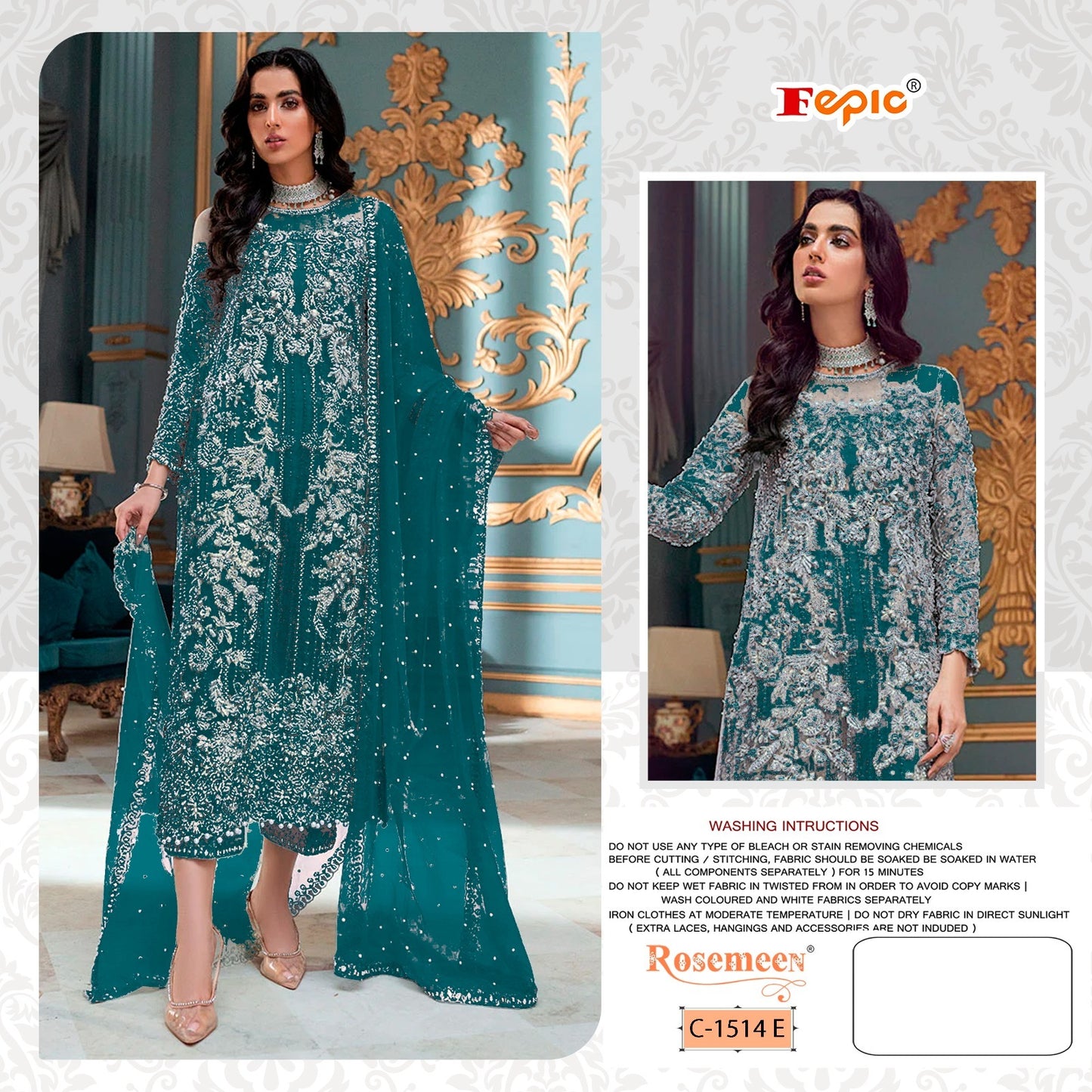 C-1514-E Fepic Pakistani Salwar Suits