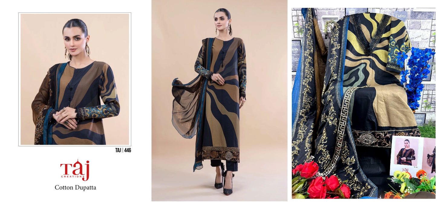 446 Taj Creations Pakistani Salwar Suits