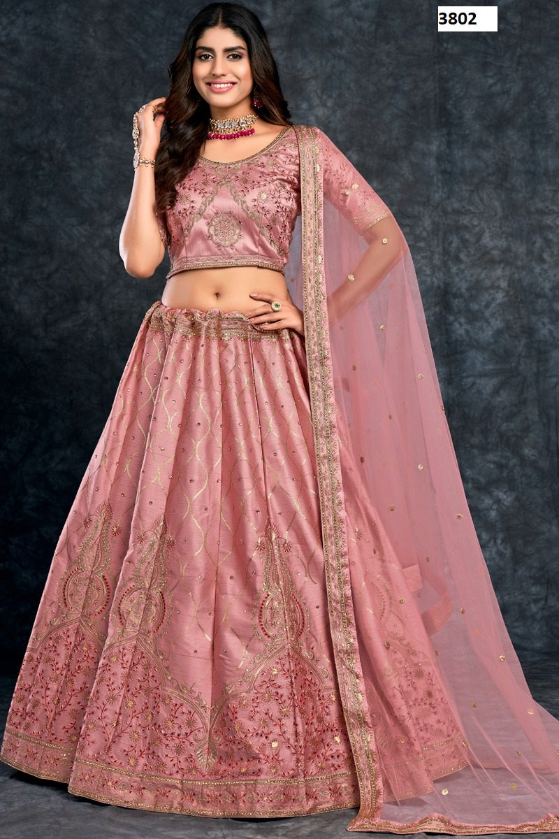 3802 Bridal Saga Aahvan Designs Lehenga Choli