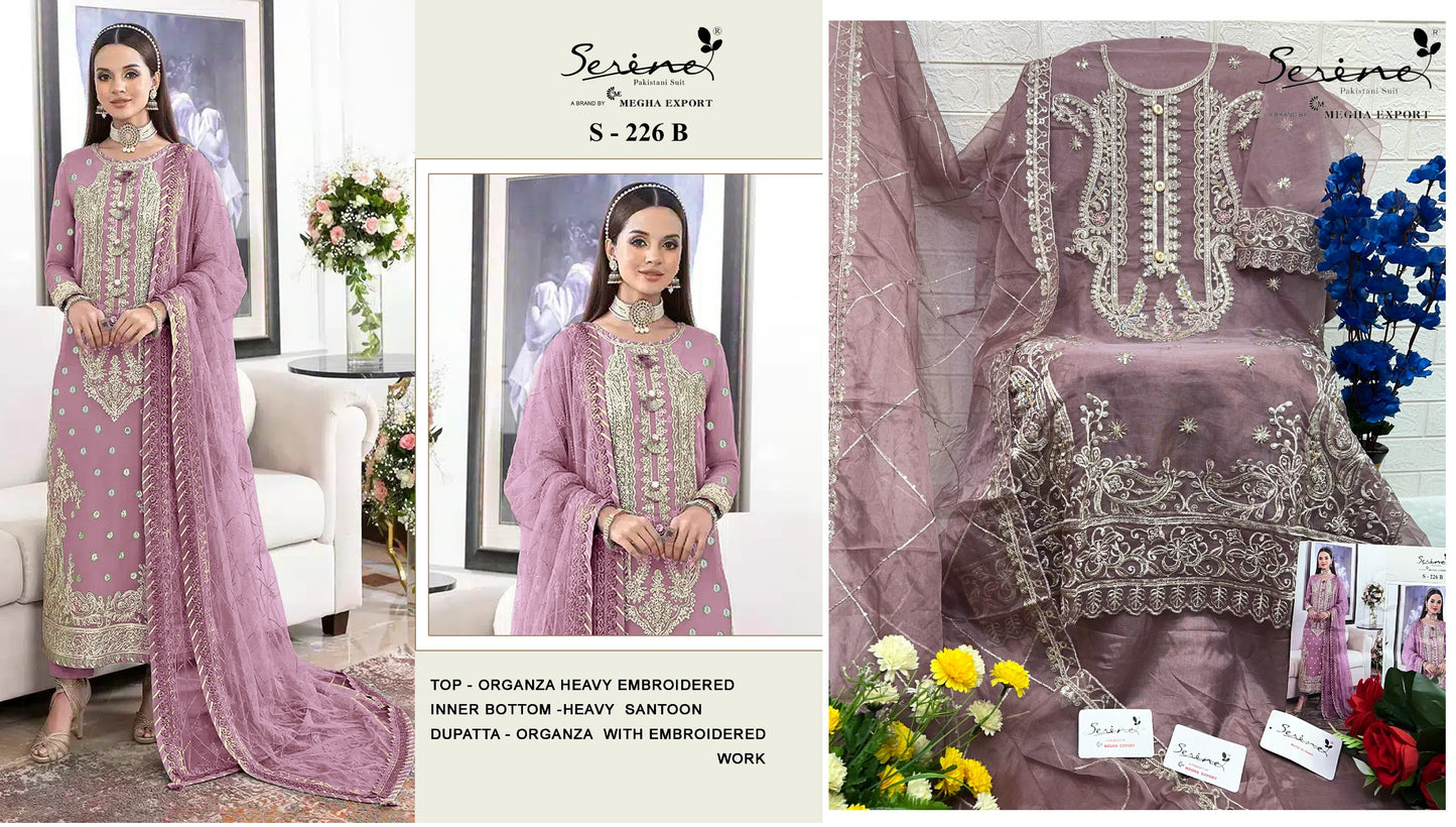 226B Serine Pakistani Salwar Suits