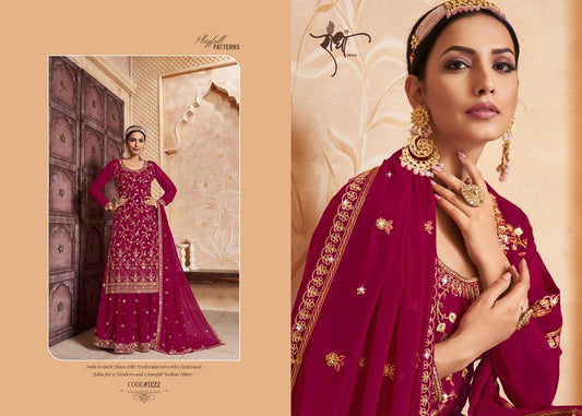 1122 Butterfly Vol 3 Radha Unstitched Suits