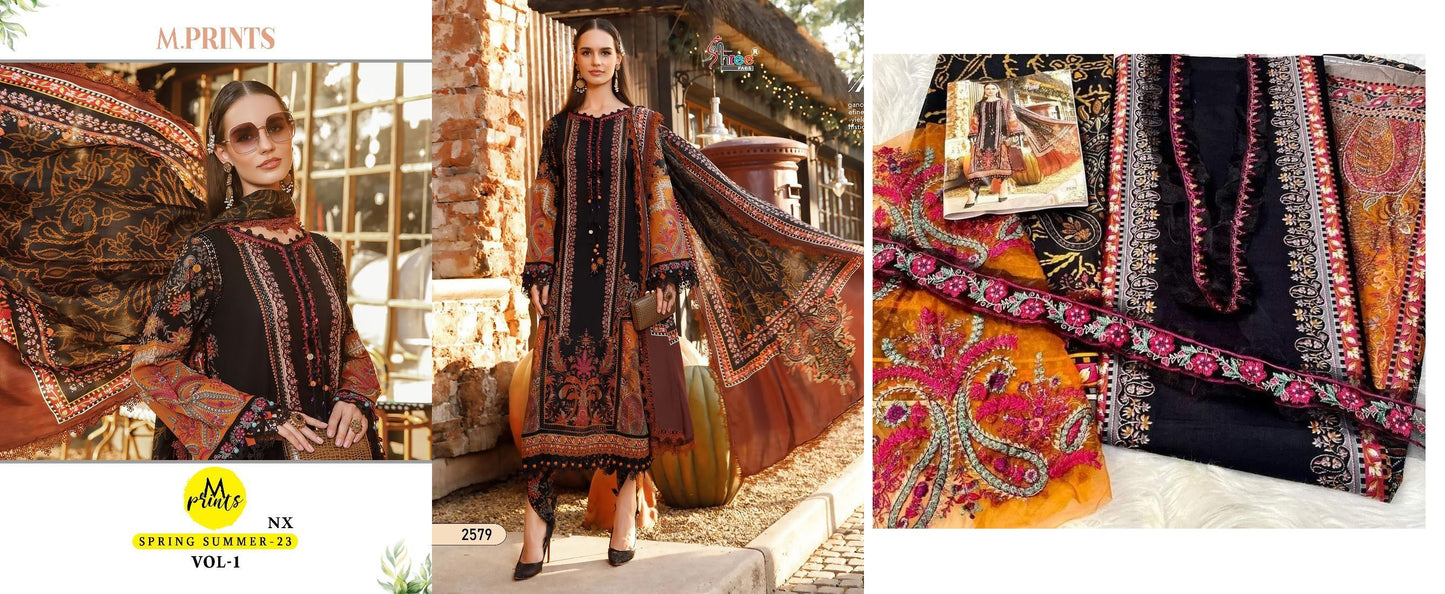 2579 Spring Summer Vol 1 Shree Fabs Pakistani Salwar Suits